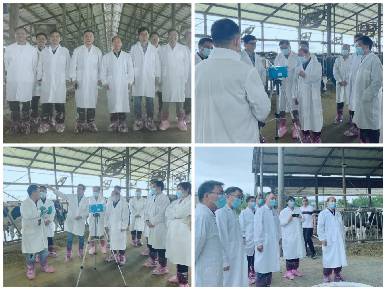 花花牛丨河南農業大學黨委副書記、校長介曉磊一行蒞臨花花牛河南瑞亞參觀調研