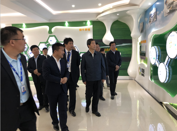 河南省委副書記、省長陳潤兒一行蒞臨 花花牛集團魯山瑞亞牧業(yè)有限公司視察調(diào)研